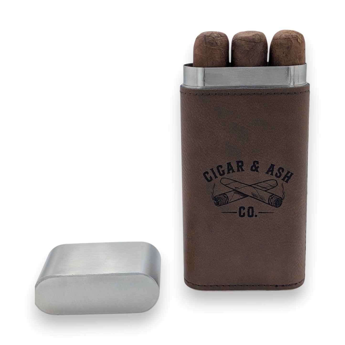 Triple-Threat Leather & Steel Case